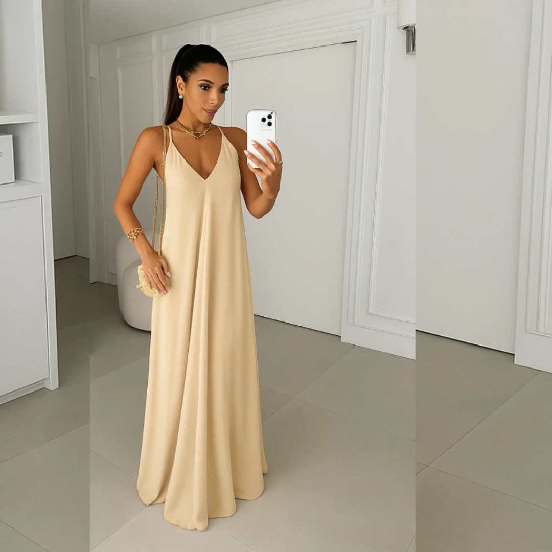 Vestido Longo Éter Tule