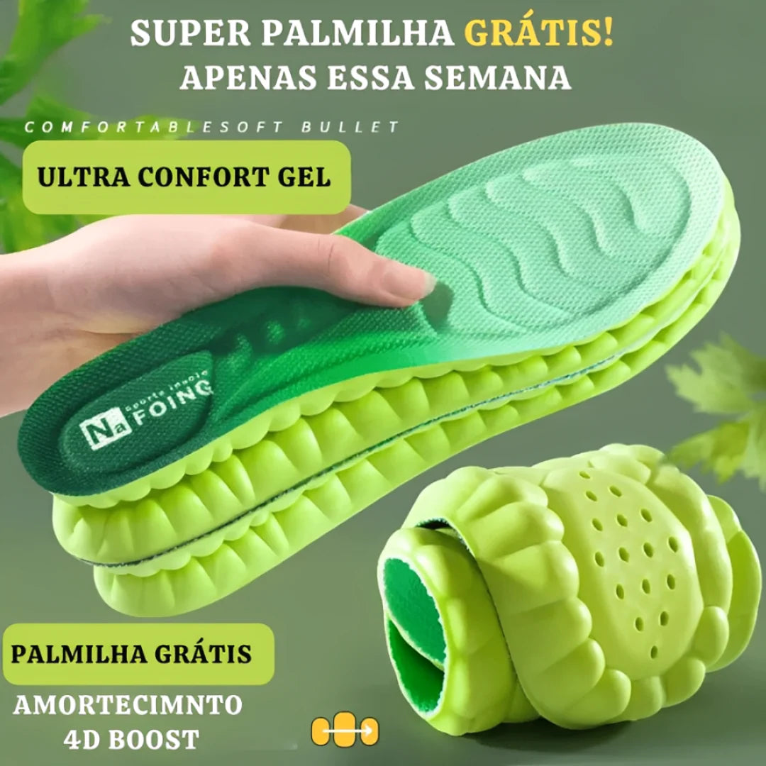 Tênis Ortopédico Confort Plus Calce Fácil + Palmilha Grátis
